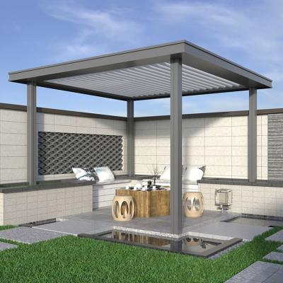 China Canopy Top Opening And 2023 New Closing Luxury Modern 2x4 3X3 3X4 4X4 Garden Furniture Set Outdoor Aluminum Canopy for sale