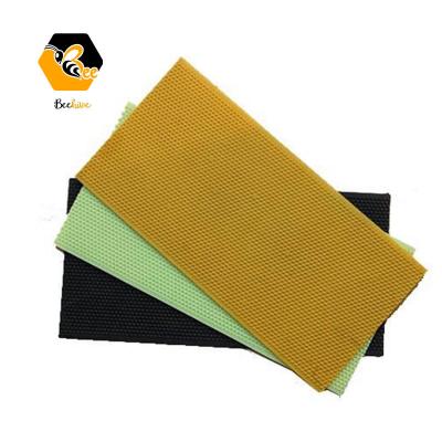 China Bee Farm Base Comb Sheet Plastic Yellow | Black | Green Plastic Bee Foundation Sheet / Beeswax Comb Foundation With Low Price for sale