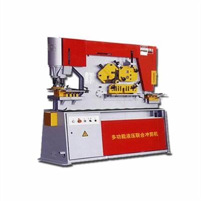 China Used Metal Sheet Cutter Angle Locksmith Punch Machine For Sale Hydraulic Iron Worker for sale