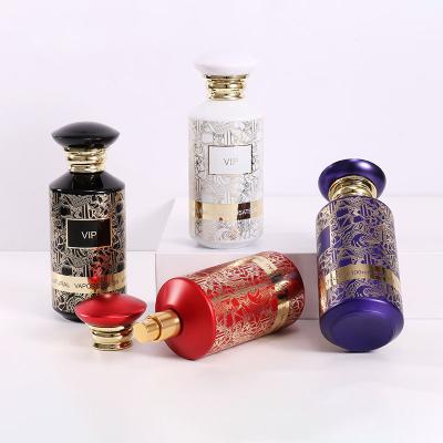 China Cosmetics Spot 100ML Perfume Bottle Glass Bottle Portable High End LOGO Screw Perfume Spray Bottle for sale