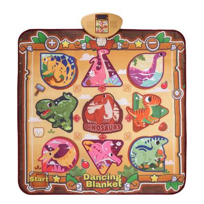 China Toy Hot Educational Electronic Dancing Pad With 7 Game Modes Musical Game Dancing Light Up Mat Toys For Children for sale