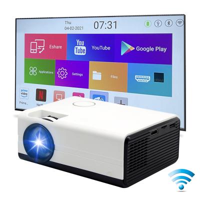 China Top Selling Full HD LED LCD 720P 1080p Multimedia 4K Ready Portable Video Projector Internet Native Amazon Home Theater Small Projector for sale