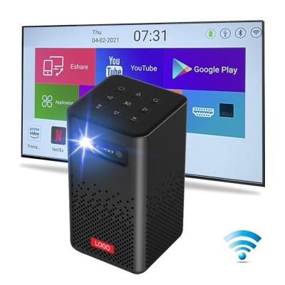 China Small DLP Pico Home Android WiFi Projector Portable Mini 4K 3D Projector Outdoor Pocket Full HD 1080P Video Proyector With Battery for sale