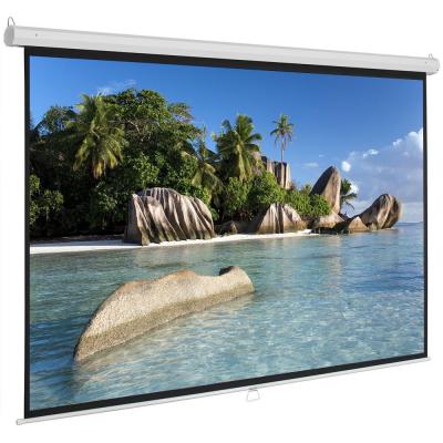 China 100 120 150 Inch 16:9 Inch Ceiling Projection Screen 4K Flexible Home Mount Hidden Hd Auto Electric Cinema Motorized Projector Screen for sale