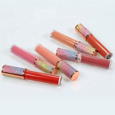 China Wholesale Hot Selling Waterproof Lip Gloss Private Label Lip Gloss Liquid Plump Shimmer Lipstick Custom Made for sale