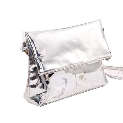 China Hot Selling New Fashionable Korean Fashion Leisure Goods Laser Girl Shoulder Transparent Messenger Bag for sale