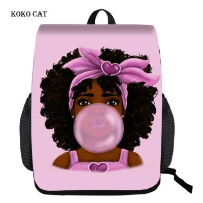 China Factory Wholesale Anti-theft Drawstring Africa Backpack Bags For Girls Children Schoolbag School Bags for sale