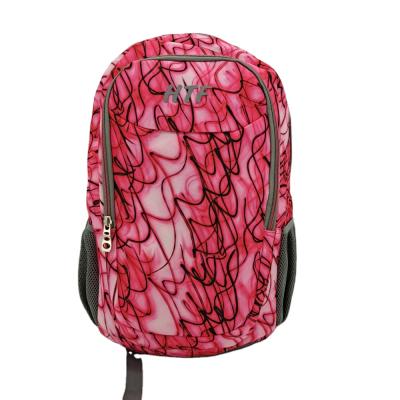 China New style the latest\fasion 2020 printed pattern sublimation teenage girls pink outdoor backpack for sale