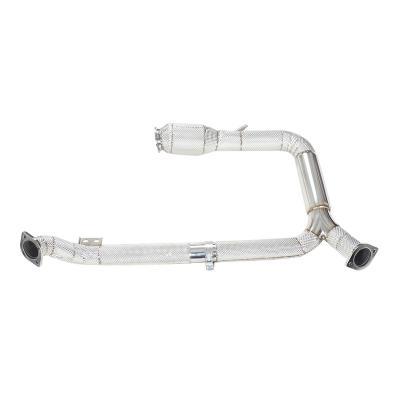 China 304SS Stainless Steel OEM Exhaust Downpipe For PORSCHE 718 Boxster/Caiman 2.0T High Flow Downpipe 2016+ With Catalyst Stainless Steel Exhaust System for sale