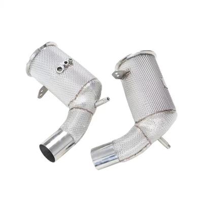 China High Performance 304SS Stainless Steel Exhaust Downpipe For Porsche 911(992) 3.0T Carrera S 2019-2021 Exhaust Catalytic Converter Car Exhaust System for sale