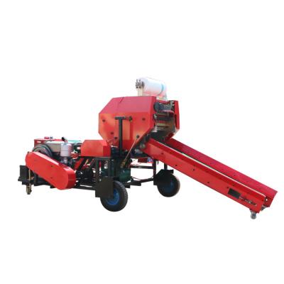 China Grass Straw Corn Silage Baler Machine High Productivity  3500*2000*1500mm for sale