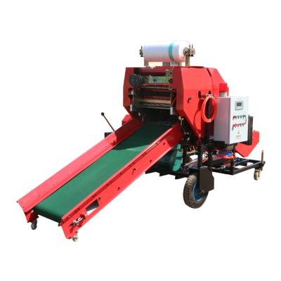 China High Efficiency Corn Round Silage Baler Machine met lagere componenten Te koop