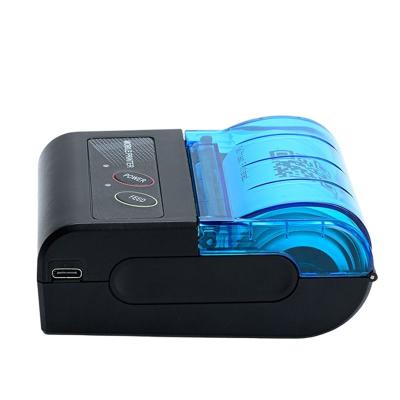 China Black And White Blue Tooth Printer 58mm Thermal Receipt Mini Printer Cash Bill Srs Topup Restaurant Retail Ewallet for sale