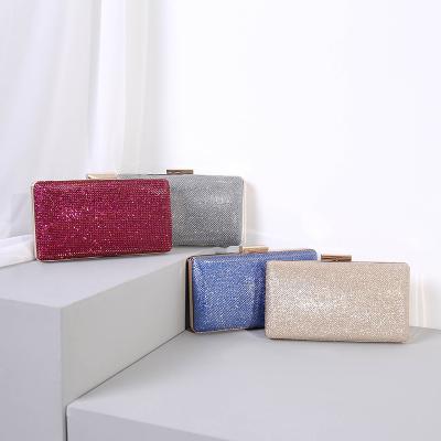 China Hot sale fashion mini clutch bag ladies fashion acrylic stone pattern evening clutch bag for woman for sale