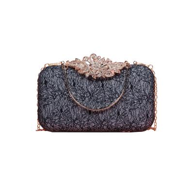 China 2021 new high fashion dinner bag lace evening clutch lady Clutch Bag for sale