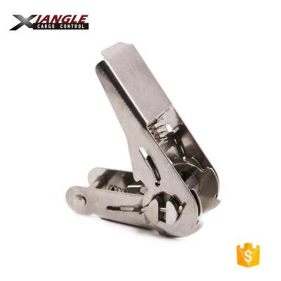 China Used for 25mm width straps 800kgs capacity 304 or 1 inch 25mm 316 stainless steel ratchet buckle used for cargo control for sale