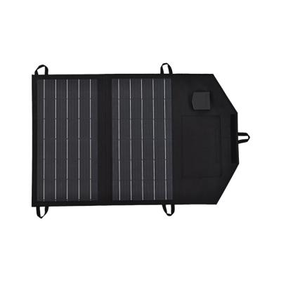 China Outdoor Lightweight Portable Solar Charger 20W Foldable Solar with Dual USB for Phones Laptops for sale