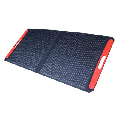 China Outdoor Portable Foldable Solar Panel High Efficiency 100W For Power Plant Laptops RV Car for sale