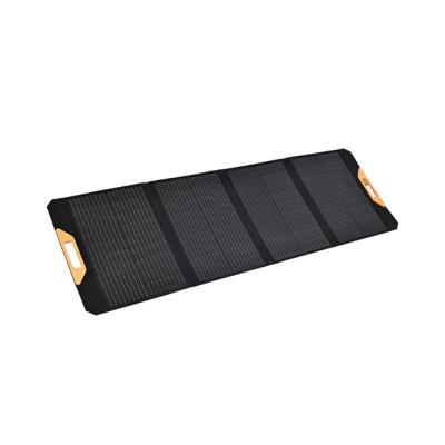 China Outdoor Solar Panel 140W Portable Charger For Foldable Outdoor Laptop Solar Panel CE 1 Years Rohs ISO9001 With MC 4 DC & USB Output for sale