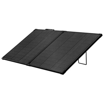 China Outdoor Super Slim 100W Solar Panel with Adjustable Kickstand ETFE Panel for Grid Power Station RV Camping for sale