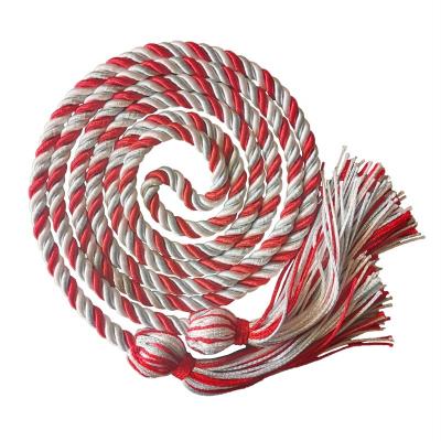 China School Silver/White/Red Multicolor Graduation Honor Ropes for sale