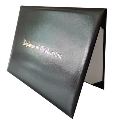 China Wholesale PU Graduation Certificate Morocco Paper Holder Diploma Cover for sale