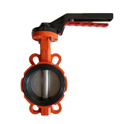 China General Butterfly Valve Shell Aluminum Alloy Body JIS10K 2inch 3inch 150LB CF8M Wrench Plate 4inch for sale