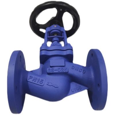 China DIN General PN16 GS-C25 Bellows Ball Valve Sealed Steam Hot Oil Valves High Temperature for sale