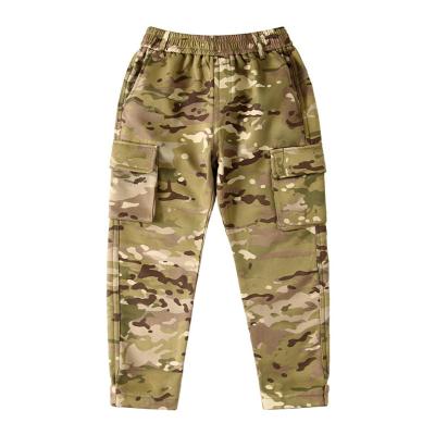 China Children's Camouflage Pants Men's CP Reinforced Windproof Pants Anti-Static Camouflages Military Training Pants for sale