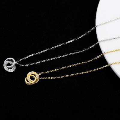 China New 925 sterling silver female cold wind INS collarbone chain niche collar 2021 FASHIONABLE design light luxury sense simple accessories for sale