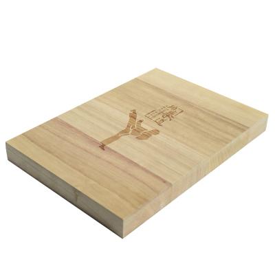 China Gym Logo Paulownia Taekwondo Practice Boards Hot-Stamping Martial Arts Kick Board for sale