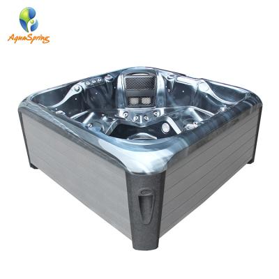 China Freestanding Whirlpool Spa Massage 5 Person Balboa Hot Tub for sale