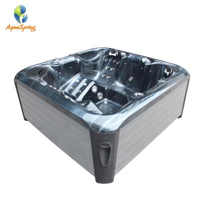 China New design balboa control free hot seller 5 person hot tub with whirlpool spa parts for sale