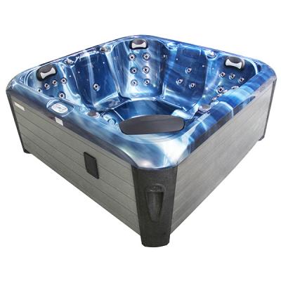 China Freestanding luxury acrylic outdoor garden balboa manufacturers china whirlpool china waterfall hot tub for sale