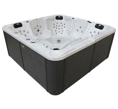 China Freestanding Acrylic Hottub With Massage Balboa System 5 Person Hot Tub Home Spa for sale