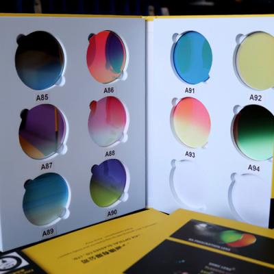 China Spectacles Lenses Packing Spectacles Lenses Presentation Box Fit For Diameter 75mm Optical Lenses And Sunglasses Lenses Pack EXIA OPTICS for sale