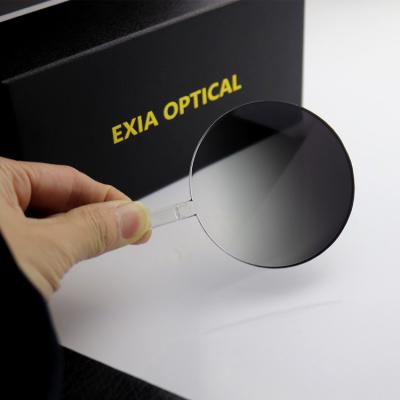 China Shade the sun Gray Sunglasses Lens Nylon Gradient colors low curve 4 NY2B EXIA OPTICAL for sale