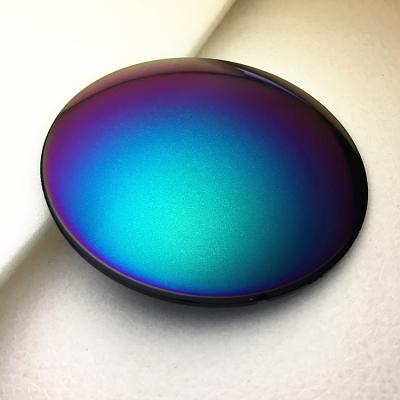 China Green Shade Sun Glasses Lenses UV400 EXIA Flash Mirror OPTICAL D4 Series for sale