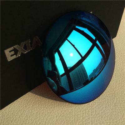 China Shade Sunglass Lens Flash Mirror Ice Blue Coated EXIA OPTICAL D7 Series for sale