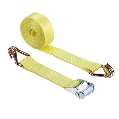 China PE/PP 1.5Inch 600KG Quick Release Lashing Straps Metal Cam Lock Buckle Strap for sale