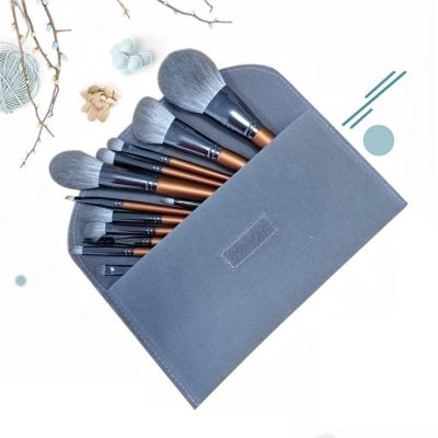 China Angular Blush Logo Kabuki Eyebrow Custom Mascara Eye Cosmetic Brushes Eco-Friendly 12pcs Makeup Brush Set for sale