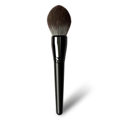 China Angular Blush Professional Wholesale Makeup Brush Single Handle Factory Private Label Wooden Makeup Brushes for sale