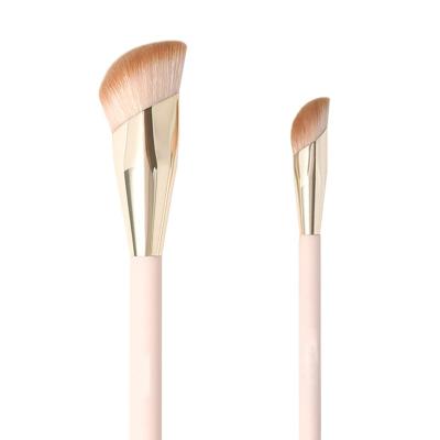 China New Creative Simple Cruelty Free Hair Foundation Brush Makeup Concealer Foundation Angled Brush For Powder Cream for sale