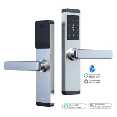 China 304 stainless steel material TT smart lock life fingerprint password unlock smart keyless entry hotel car door system lock for sale