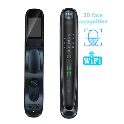 China Face Recognition 100 Tuya Cheap Smart App Fingerprint Door Lock 3d Smart Lock With Camera for sale