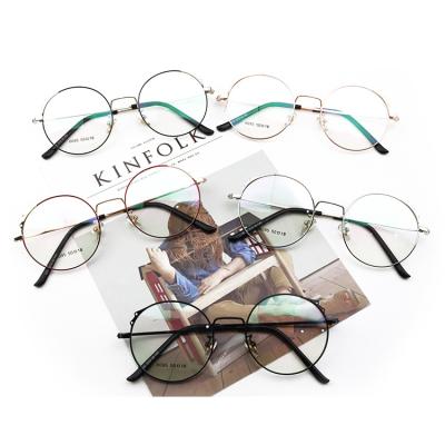 China Used For Myopia 2020 New Popular Fashion Metal Eye Sight Optical Frames Eye Glasses for sale