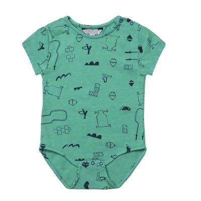 China 2023 Infant Toddler Clothes Custom Short Sleeve Baby Summer Rompers Baby Rompers for sale