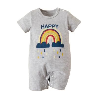 China High Quality Baby 100% cotton overall romper Summer new children's short sleeve cloth Baby dresses cartoon jumpsuit body for sale