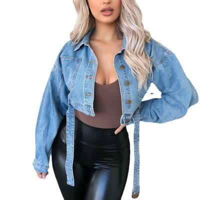 China JBeiL 2022 Fur Denim Denim Hot Sale Source Breathable Set For Woman Jacket for sale