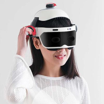 China Hot Compress Head Vibrating Electric Head Head Massager Device Smart Eye Head Massager For Relieve Fatigue for sale